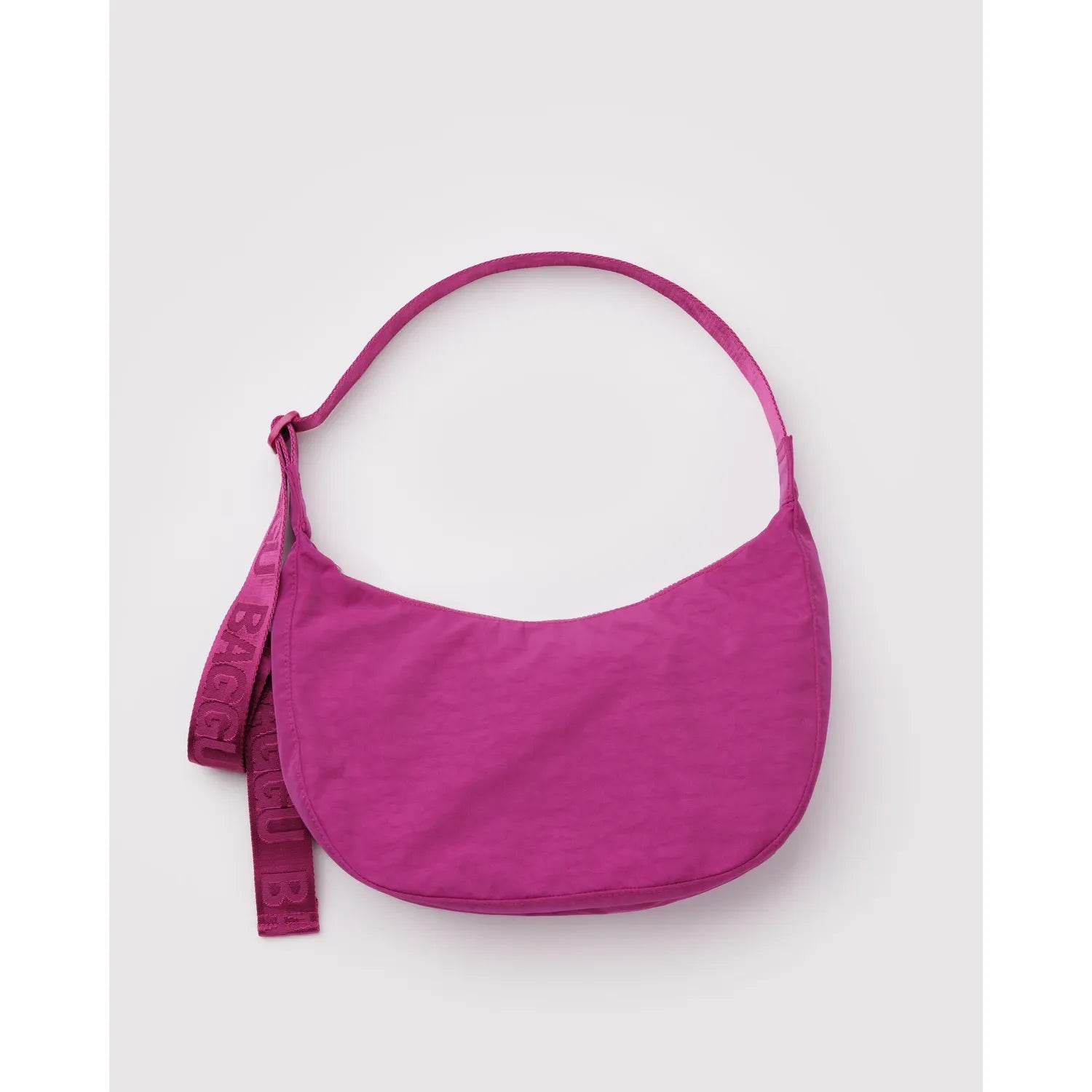 Baggu | Medium Nylon Crescent Bag Deep Fuchsia - The Malo Life
