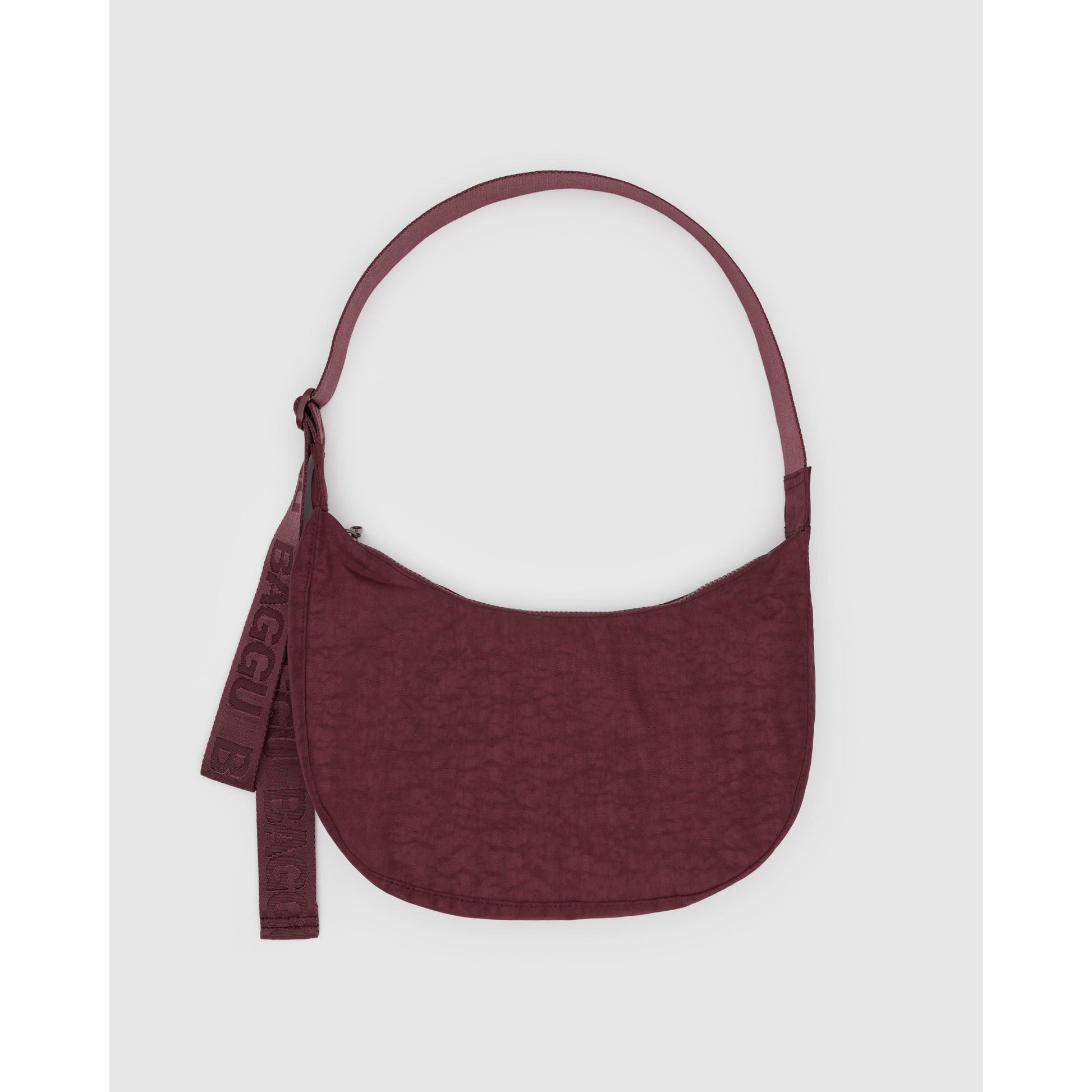 Baggu | Medium Nylon Crescent Bag - Mahogany - The Malo Life