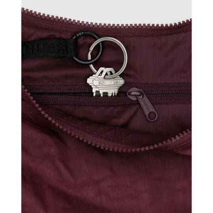 Baggu | Medium Nylon Crescent Bag - Mahogany - The Malo Life