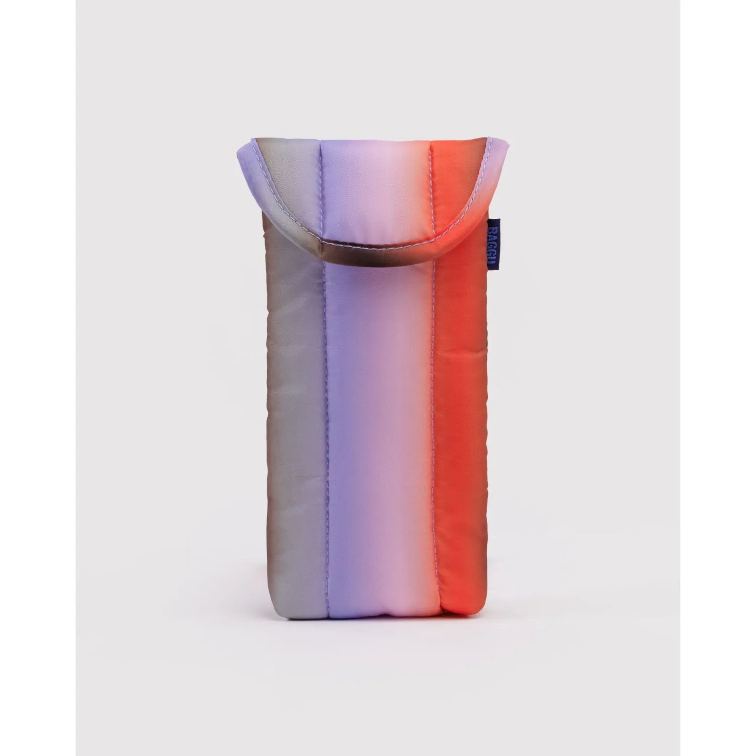 Baggu | Puffy Glasses Sleeve - Gradient Stripe Poppy & Lilac - The Malo Life