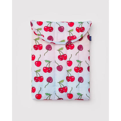 Baggu | Puffy Laptop Sleeve 13"/14" - Cherries - The Malo Life