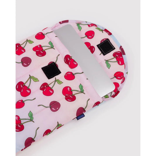 Baggu | Puffy Laptop Sleeve 13"/14" - Cherries - The Malo Life