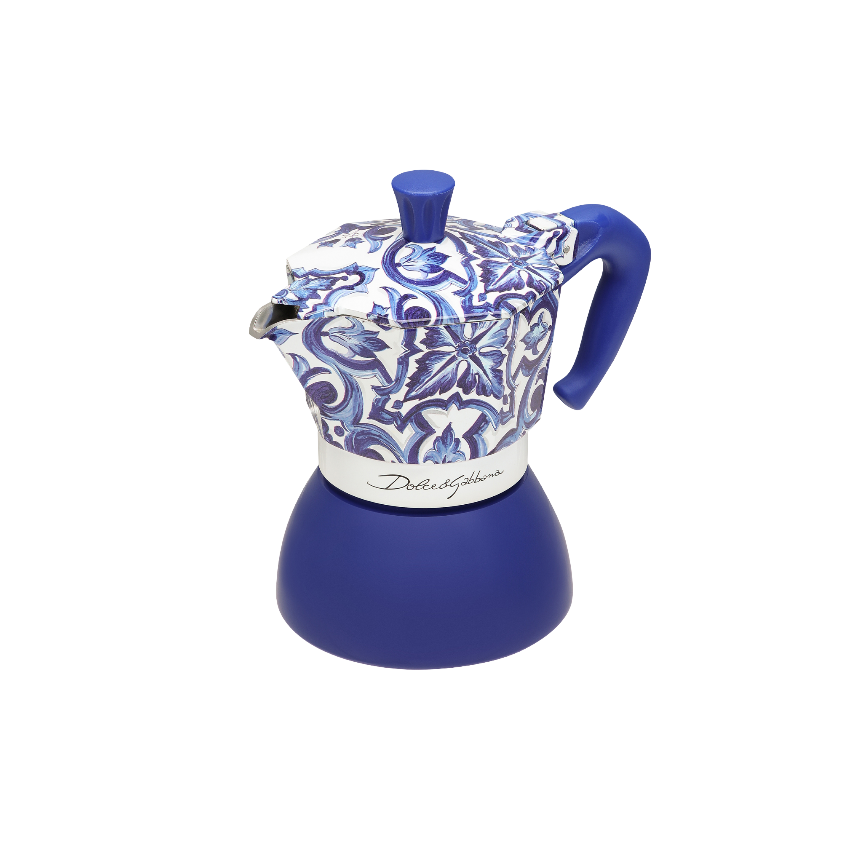 Bialetti X Dolce & Gabbana | Blue Mediterranean Moka Induction 4 Cup
