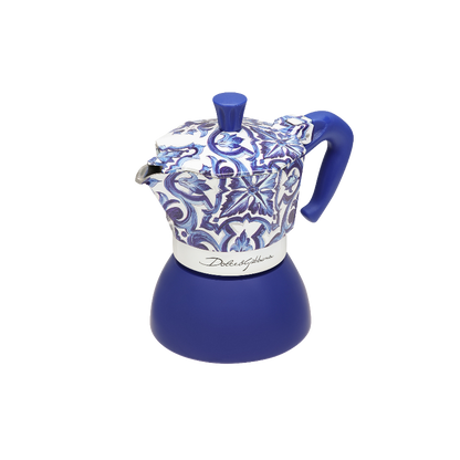 Bialetti X Dolce & Gabbana | Blue Mediterranean Moka Induction 4 Cup