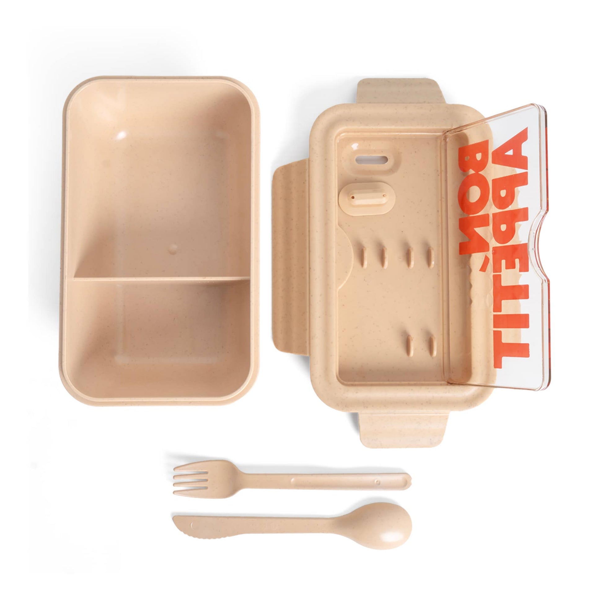 Bon Appetit Lunch Box - Beige - The Malo Life
