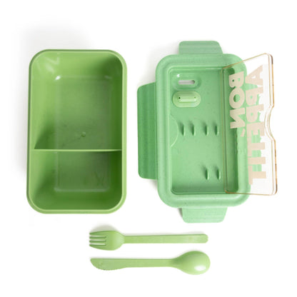 Bon Appetit Lunch Box - Green - The Malo Life