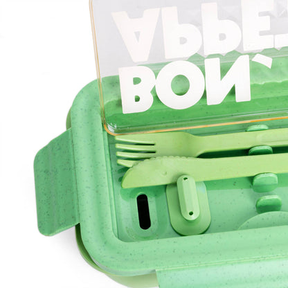Bon Appetit Lunch Box - Green - The Malo Life