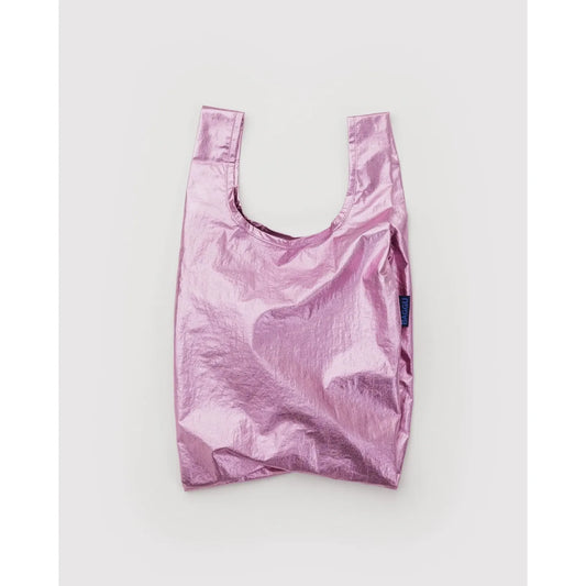 Baggu | 'Baby' Reusable Shopper Blush Metallic