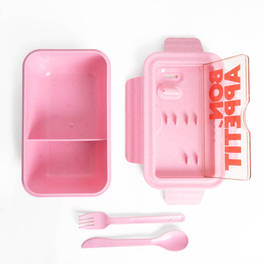 Bon Appetit Lunch Box - Pink