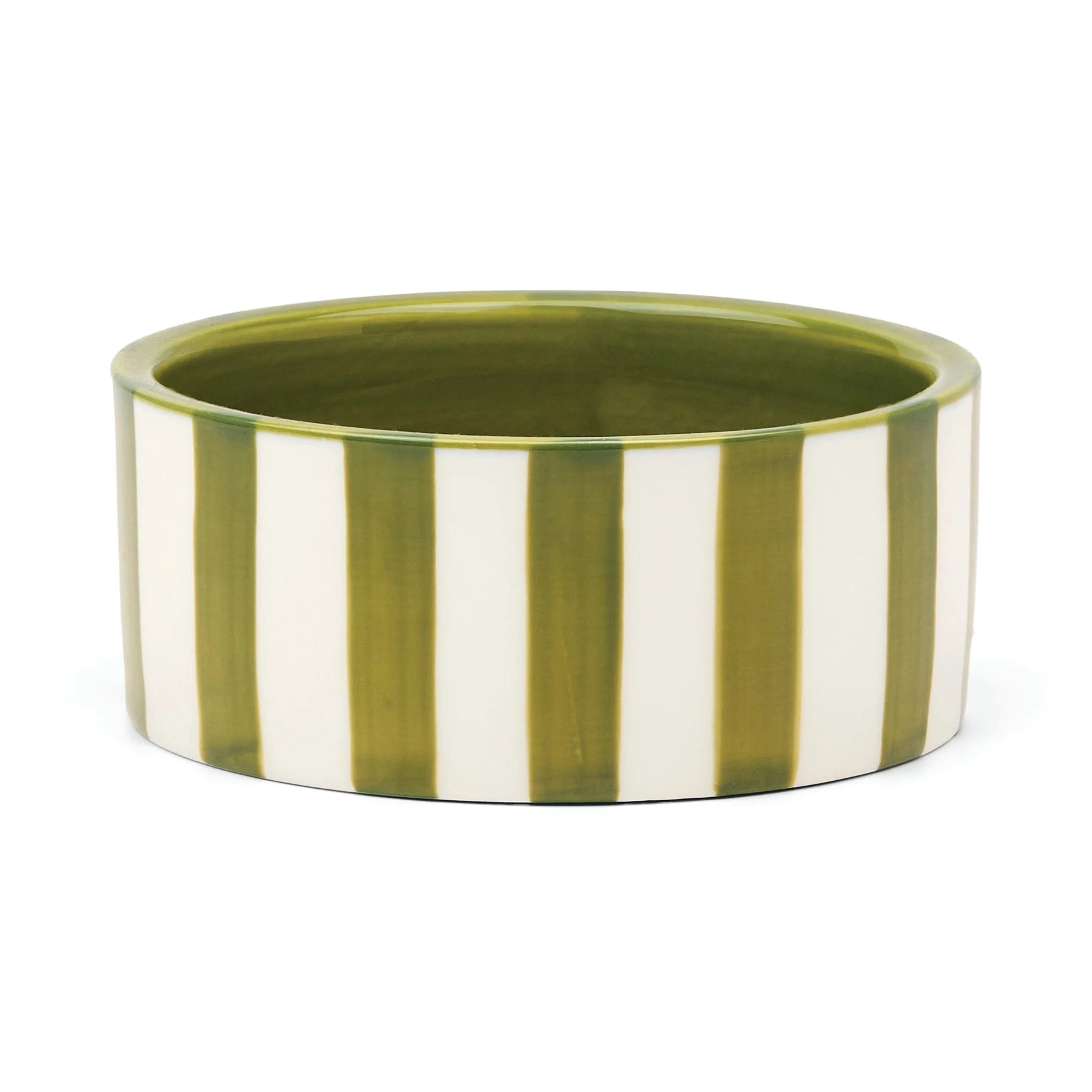 Heres How | 'Izzy' Wine Coaster - Green Stripe - The Malo Life