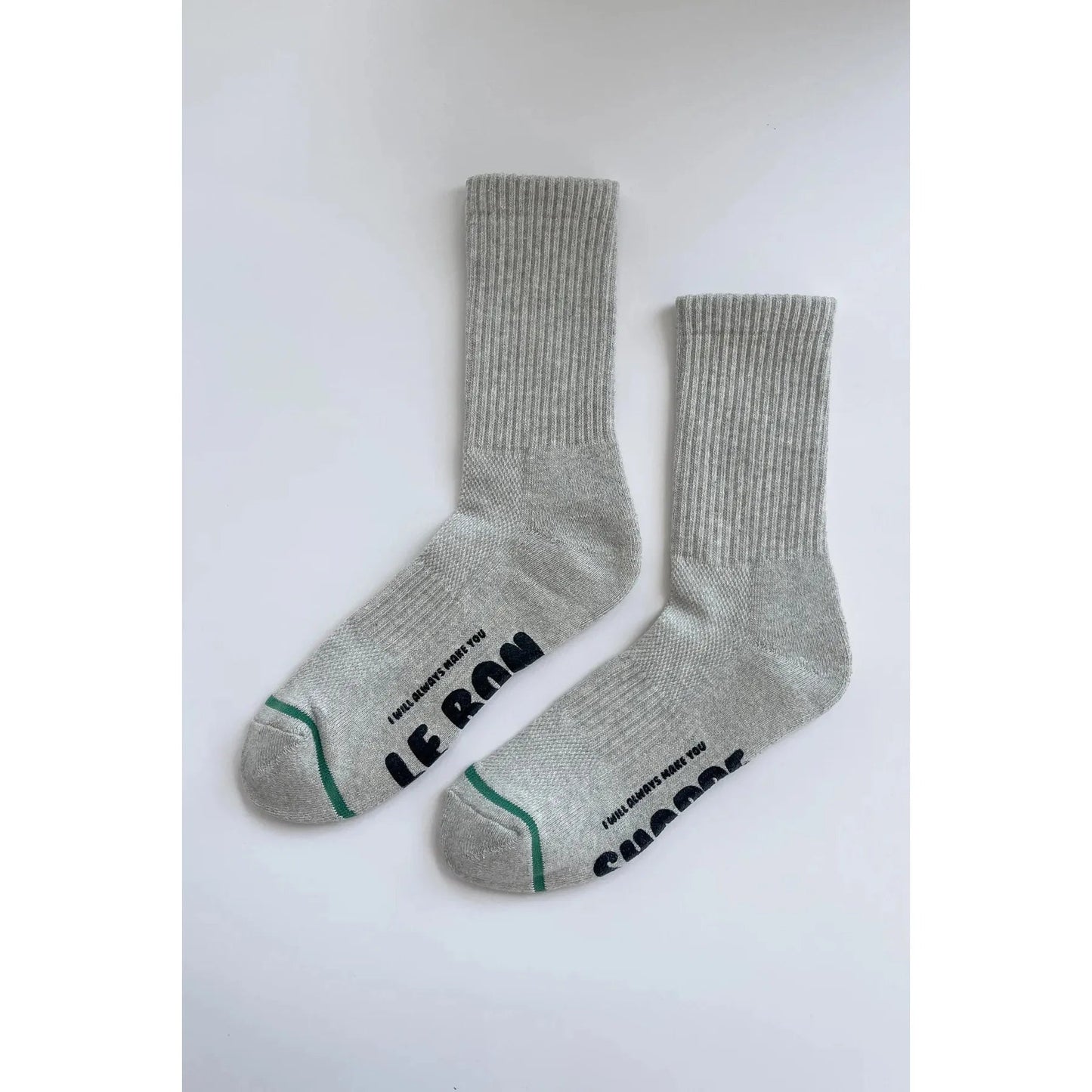 Le Bon Shoppe | Hugger Socks - Heather Grey/Black - The Malo Life