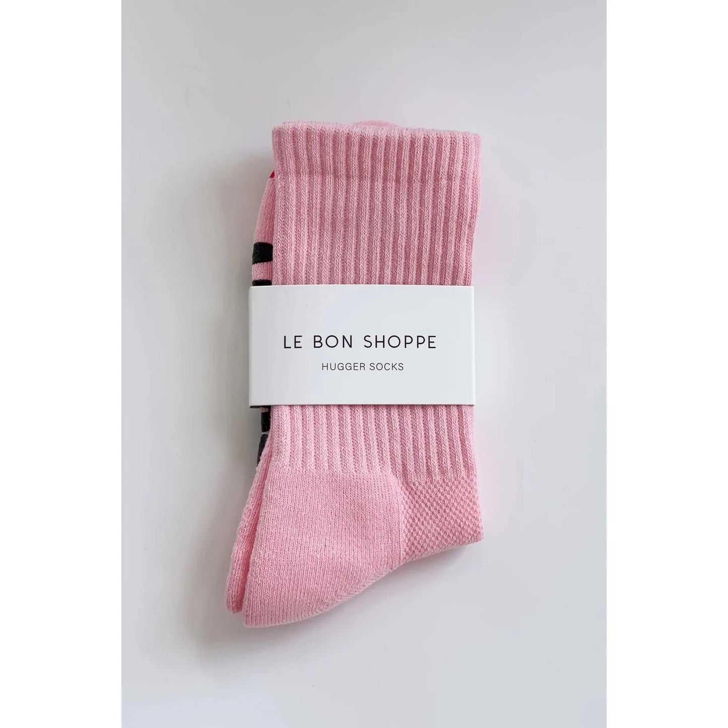 Le Bon Shoppe | Hugger Socks - Pink/Black - The Malo Life