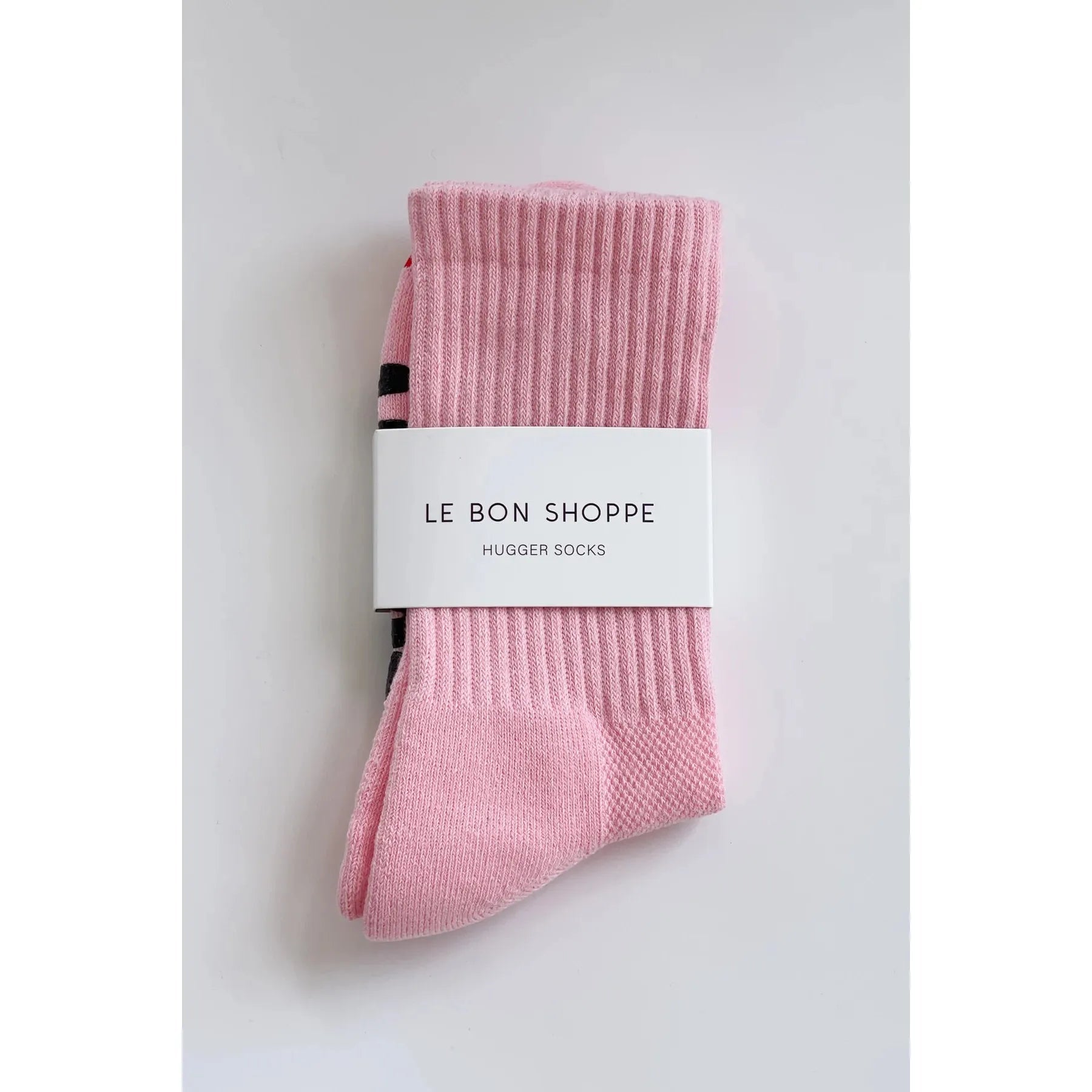 Le Bon Shoppe | Hugger Socks - Pink/Black - The Malo Life
