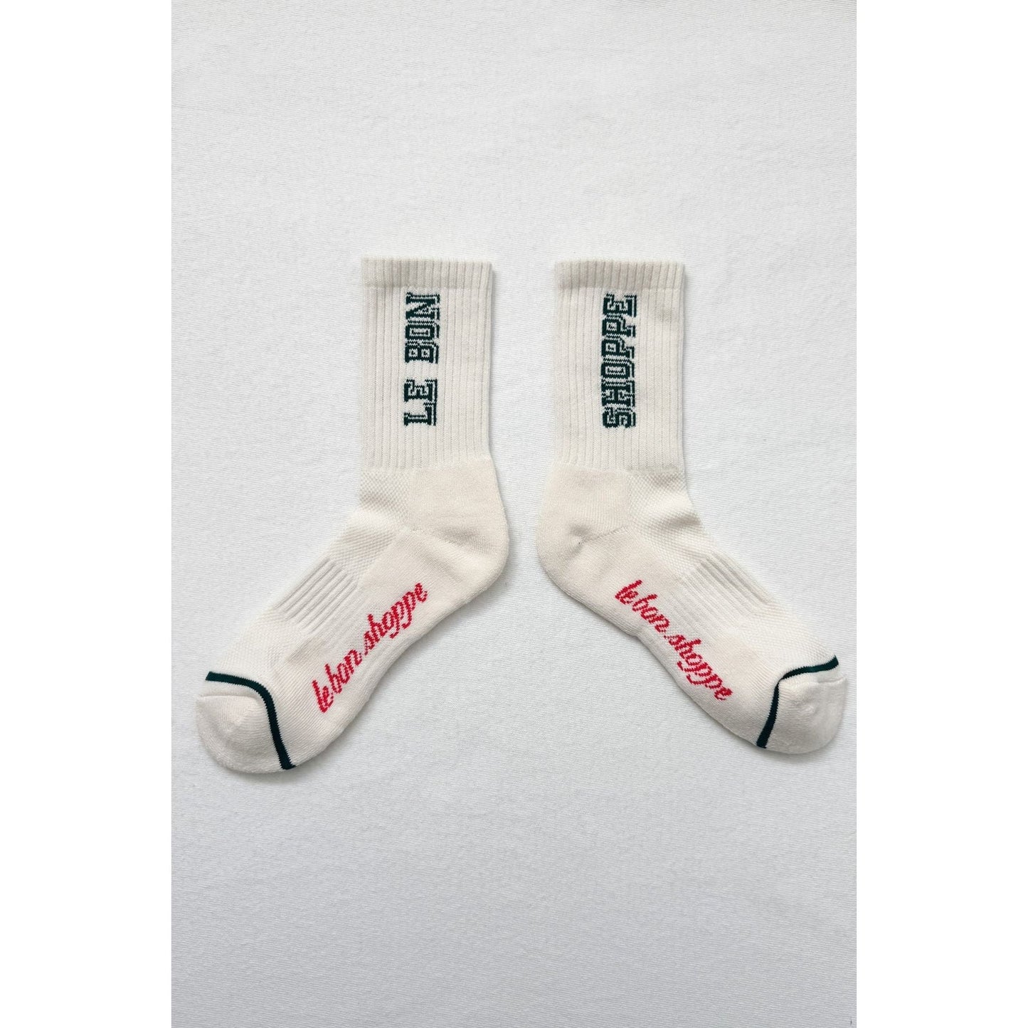 Le Bon Shoppe | 'Preppy' Socks - Canvas/Green - The Malo Life