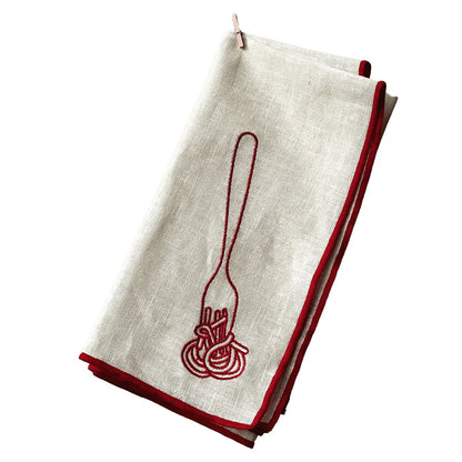 Maegen | 'Spaghetti' Napkin - White - The Malo Life