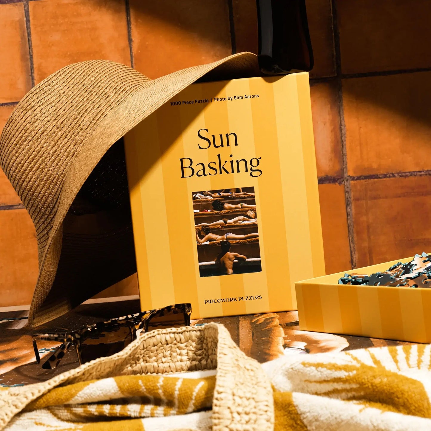 Piecework | 'Sun Basking' Slim Aarons Collab 1000 Piece Puzzle - The Malo Life