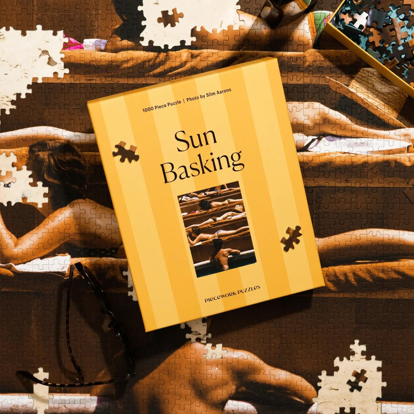 Piecework | 'Sun Basking' Slim Aarons Collab 1000 Piece Puzzle - The Malo Life