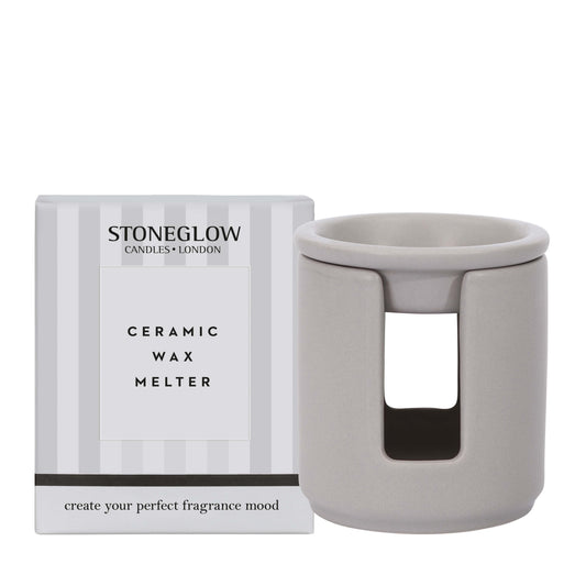 Stoneglow | Ceramic Wax Melter – Grey - The Malo Life