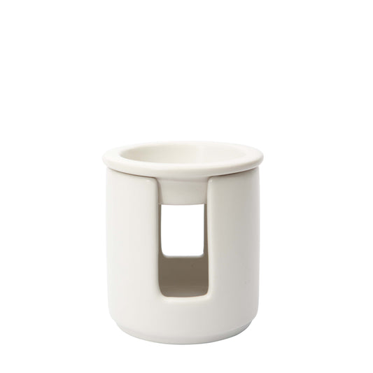 Stoneglow | Ceramic Wax Melter – White - The Malo Life