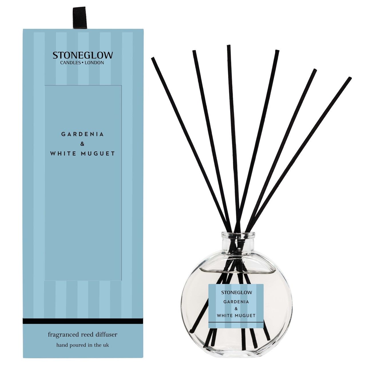 Stoneglow | Gardenia & White Muguet - Scented Reed Diffuser - The Malo Life