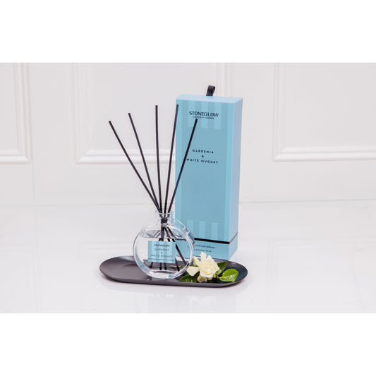 Stoneglow | Gardenia & White Muguet - Scented Reed Diffuser - The Malo Life