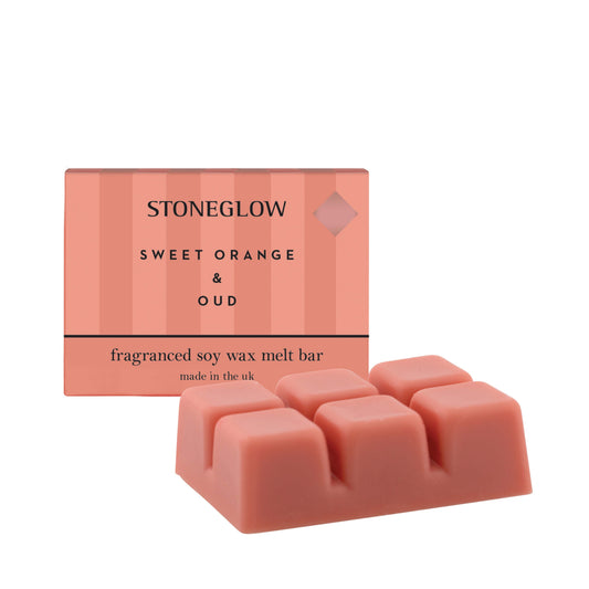 Stoneglow | Sweet Orange & Oud Soy Wax Melt Bar - The Malo Life